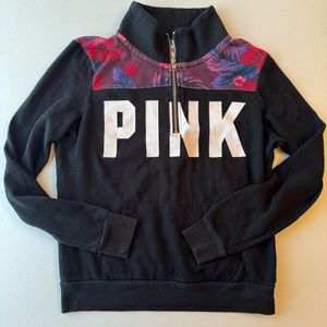 PINK Victoria’s Secret Tropical Quarter Zip | Size S